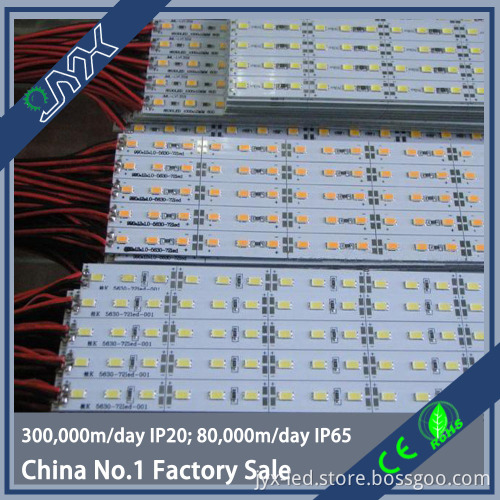 5730 72leds/m High brightness Led Rigid strip light white color Non-waterproof IP20 aluminum LED hard strip